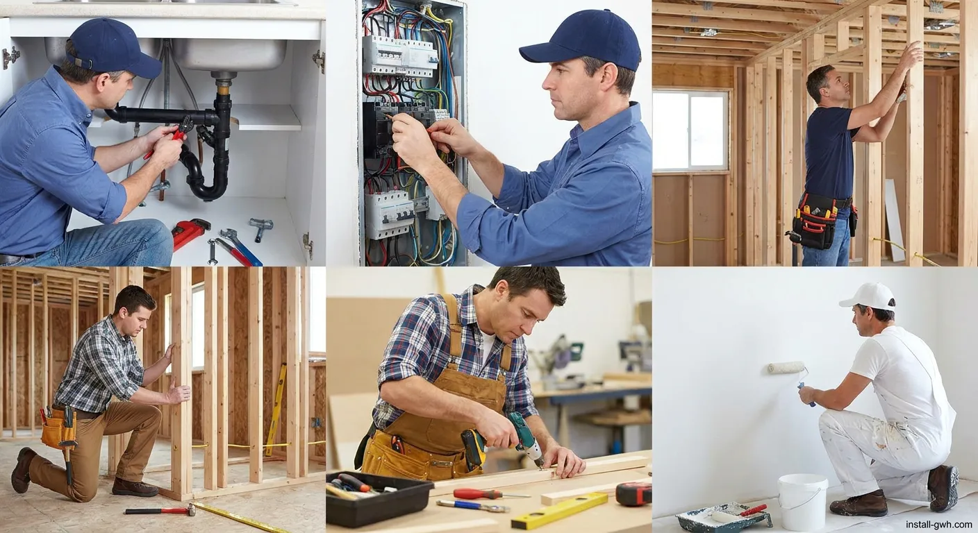 Handwerkerservice bei Hausarbeiten